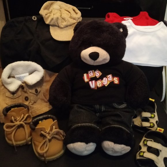 Black Build a Bear Bear - Picture 1 of 8